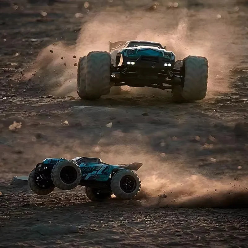 1:16 4WD RC Car 70KM/H or 50KM/H with LED Remote Control Cars High Speed Drift Monster 4X4 Truck for Kids VS Wltoys 144001 Toys