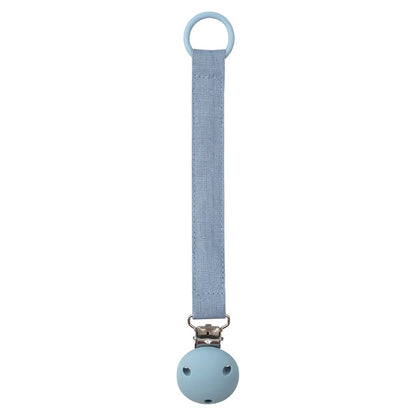 Leather Baby Pacifier Chain Rainbow Soother Pacifier Clips Chain Metal Dummy Clip Nipple Holder Clasps Baby Feeding Accessories