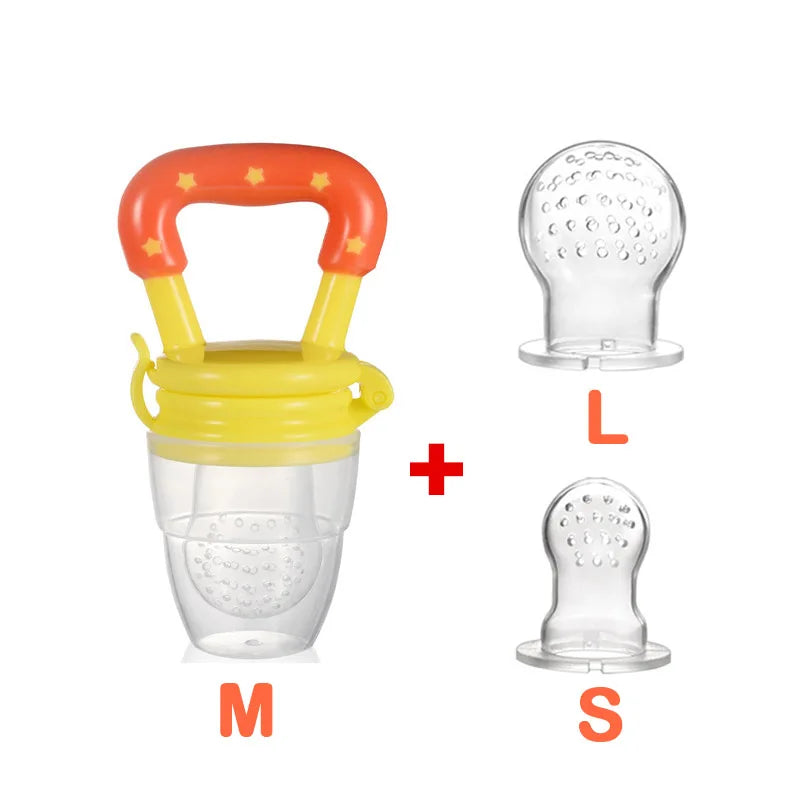 Baby Nipple Fresh Food Fruit Milk Feeding Bottles Nibbler Learn Feeding Baby Accessories Teething Pacifier for New Born