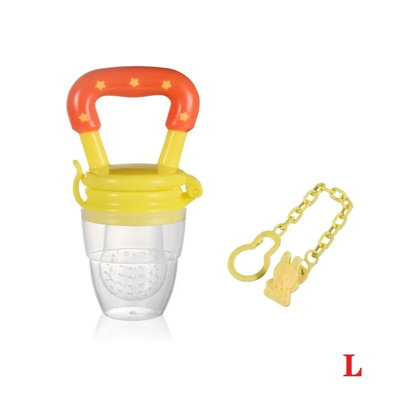 Baby Nipple Fresh Food Fruit Milk Feeding Bottles Nibbler Learn Feeding Baby Accessories Teething Pacifier for New Born