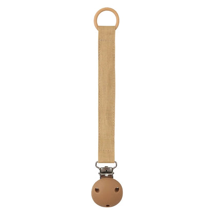 Leather Baby Pacifier Chain Rainbow Soother Pacifier Clips Chain Metal Dummy Clip Nipple Holder Clasps Baby Feeding Accessories