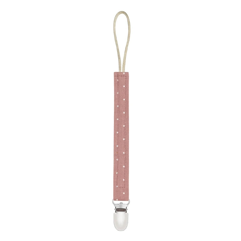 Leather Baby Pacifier Chain Rainbow Soother Pacifier Clips Chain Metal Dummy Clip Nipple Holder Clasps Baby Feeding Accessories