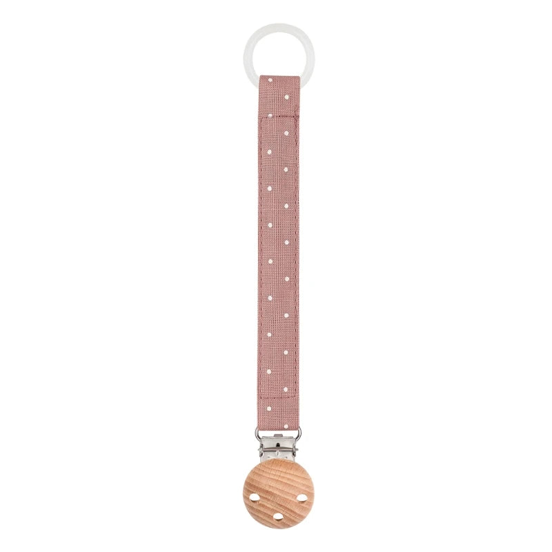 Leather Baby Pacifier Chain Rainbow Soother Pacifier Clips Chain Metal Dummy Clip Nipple Holder Clasps Baby Feeding Accessories