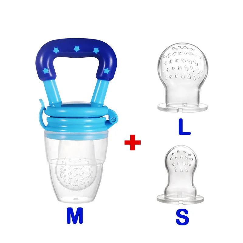 Baby Nipple Fresh Food Fruit Milk Feeding Bottles Nibbler Learn Feeding Baby Accessories Teething Pacifier for New Born