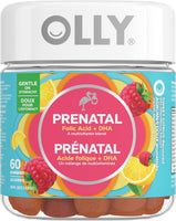 Prenatal Gummy Supplement with No Artificial Flavours and Colours Sweet Citrus Multivitamin to Help Support Mommy and Baby 30 Day Supply 60 Gummies