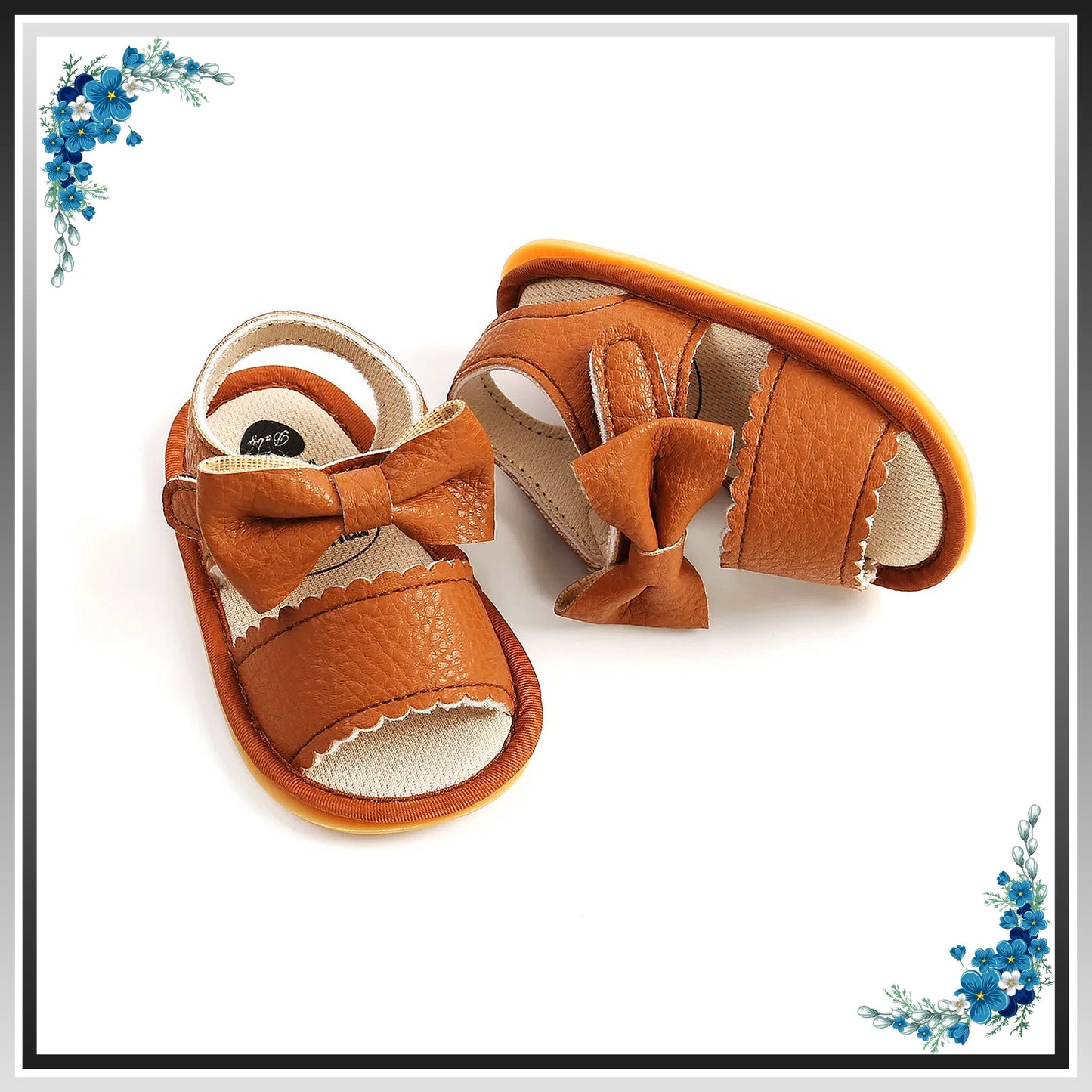Leather Sandals, Baby Boy Girl Sandals, Toddler Sandals, Baby Slippers Pu, Summer Baby Garden Beach Sandals, Baby Clothing, Baby Shower Gift